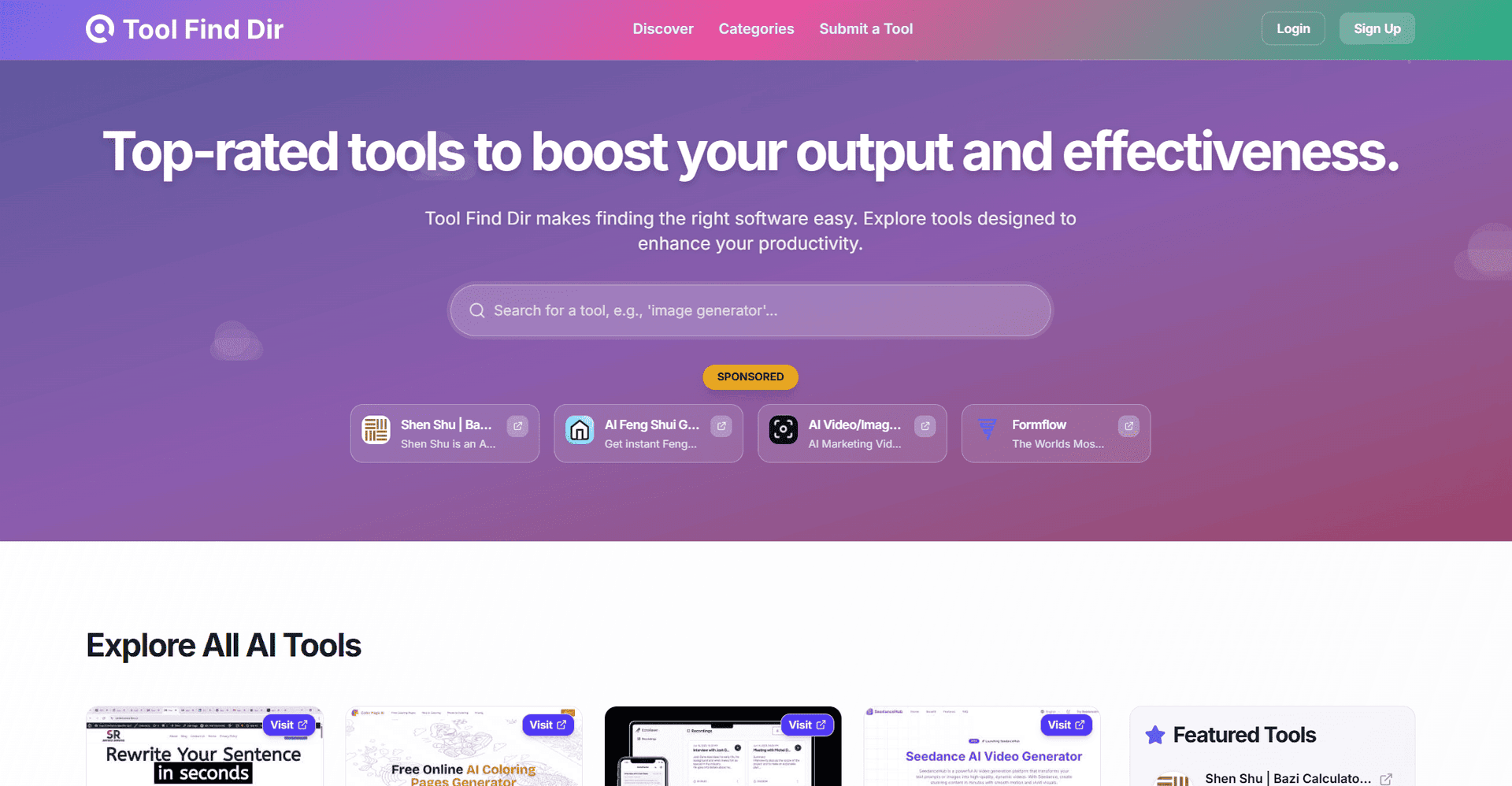 Tool Find Dir - Product Image