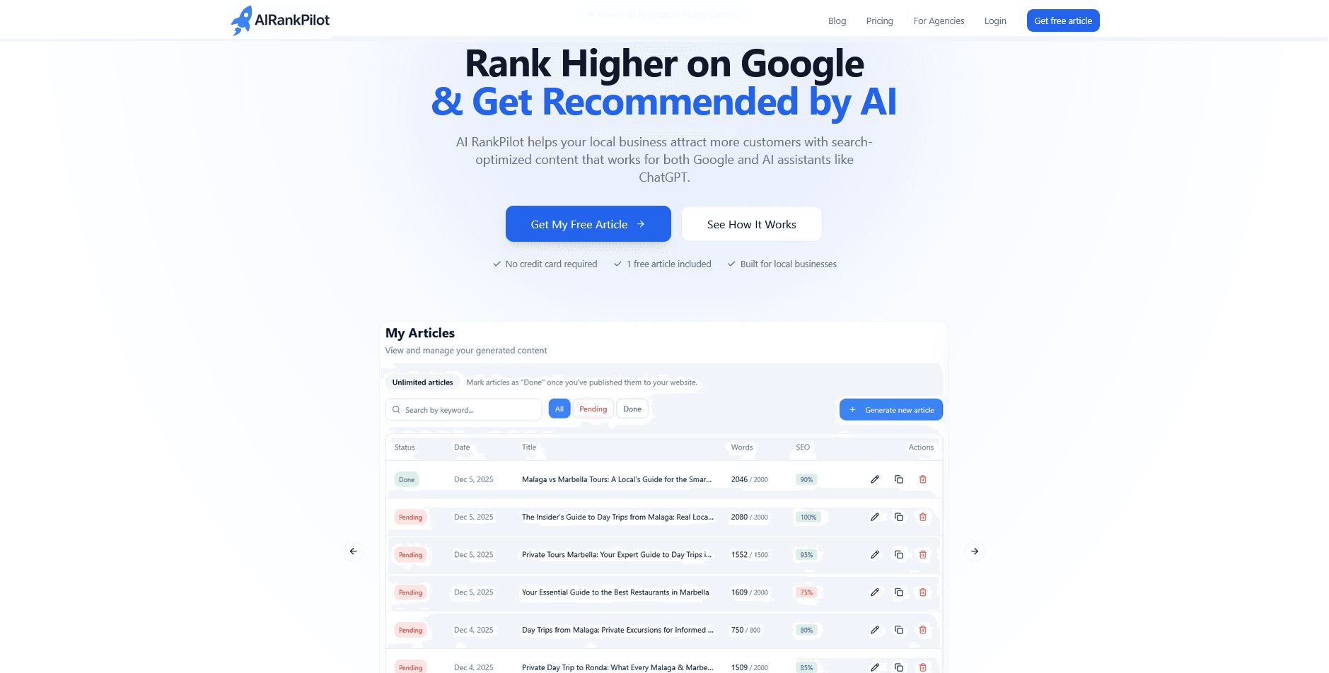 AIRankPilot - Product Image