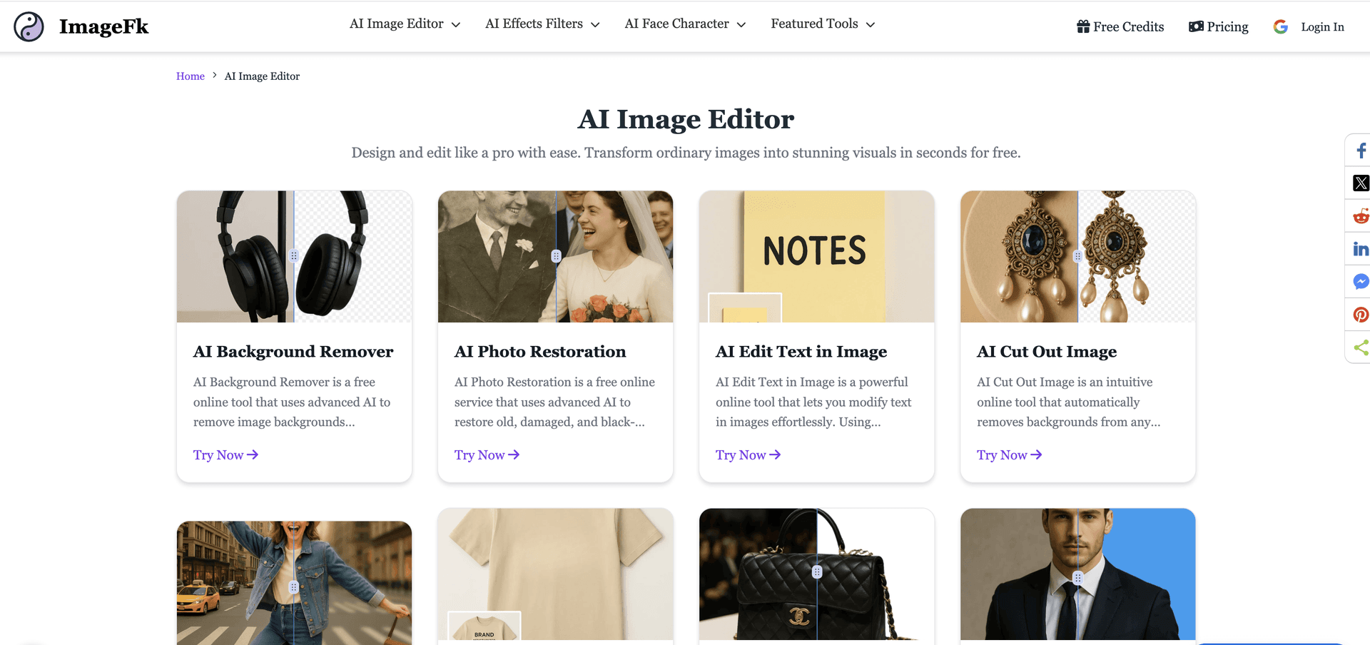 AI Image Editor - Product Image