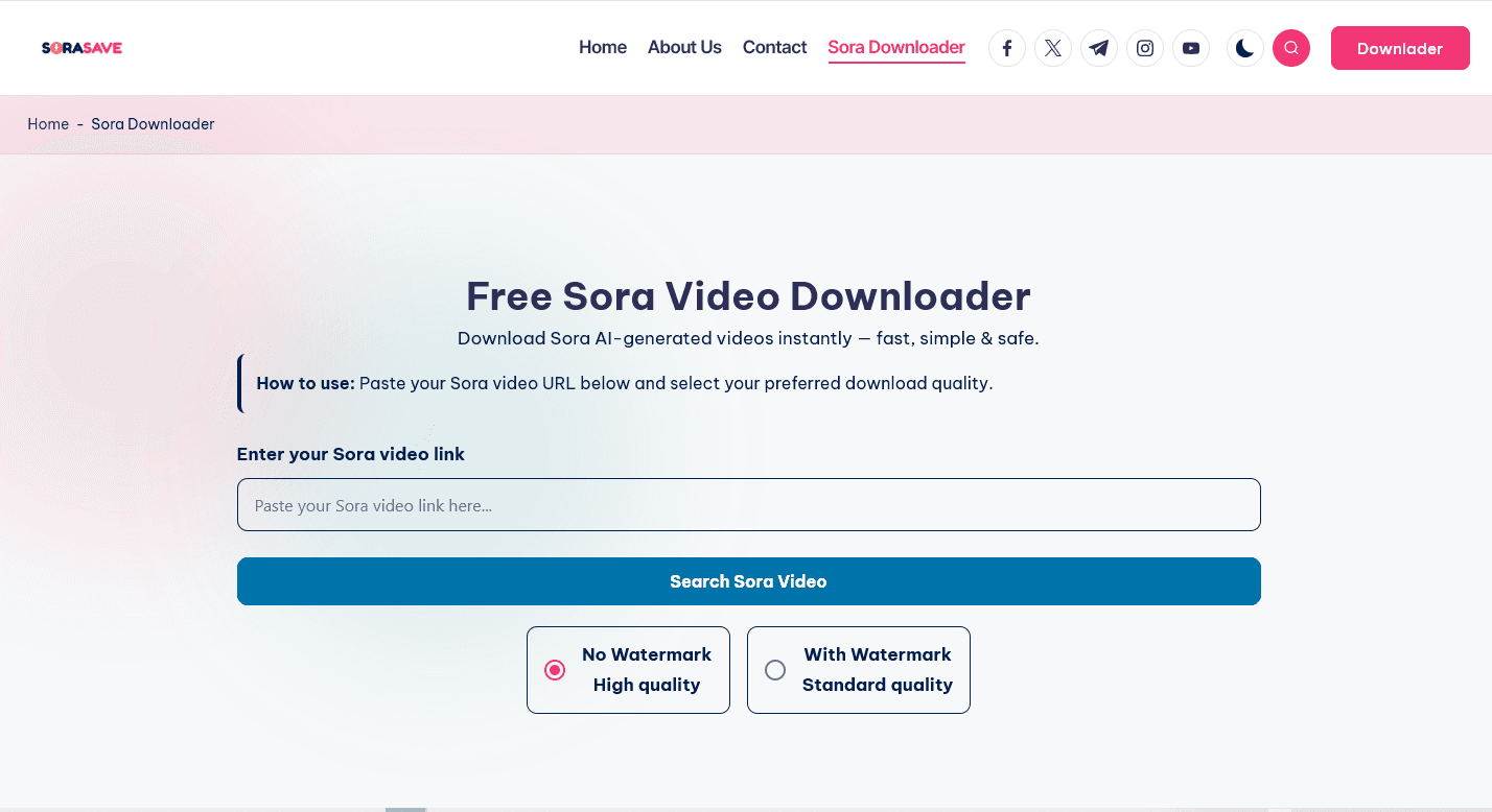 Sora Video Downloader - Product Image