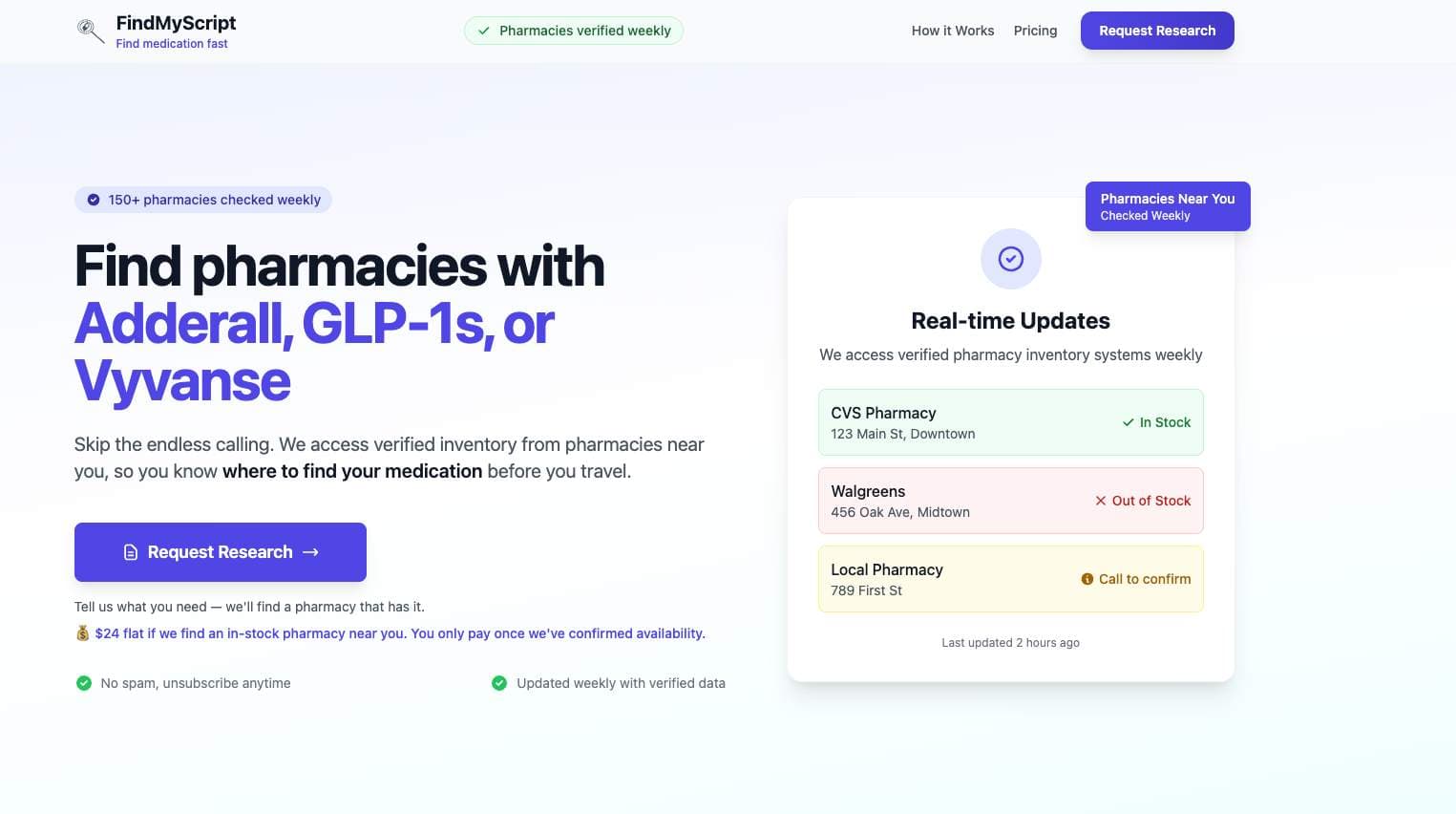 Find My Script - Product Image