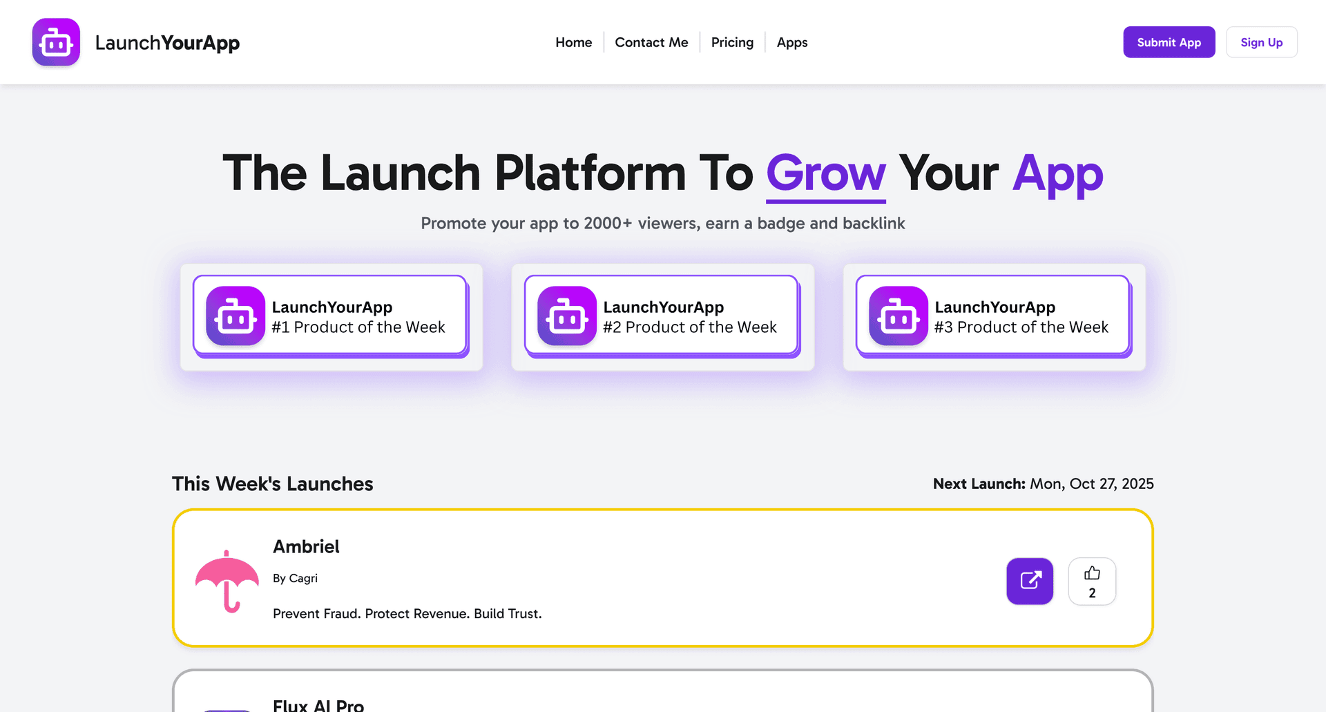 LaunchYourApp - Product Image