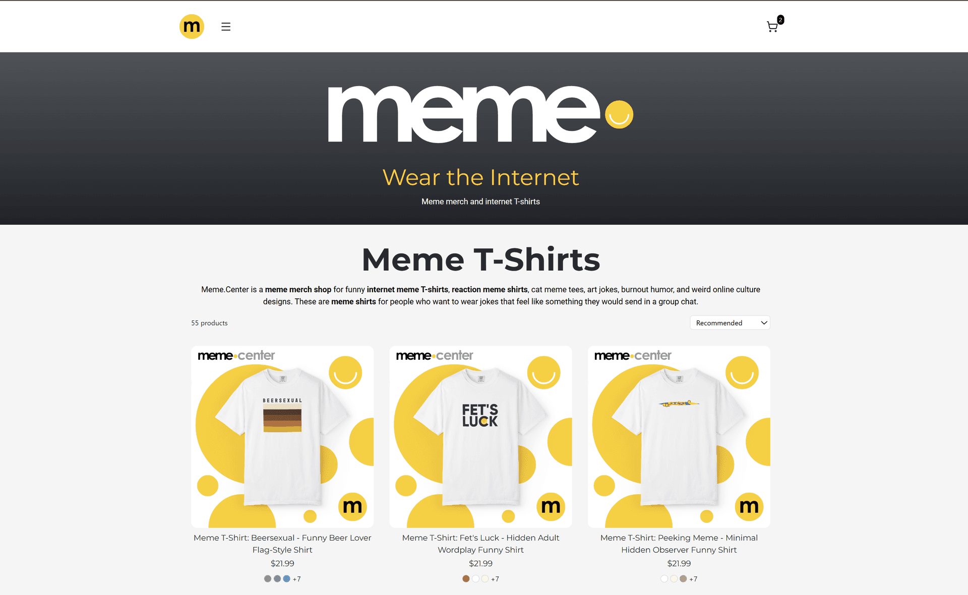 Meme.Center - Meme Merch - Product Image