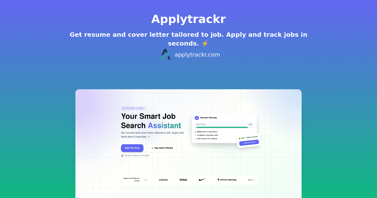 Applytrackr - Product Image