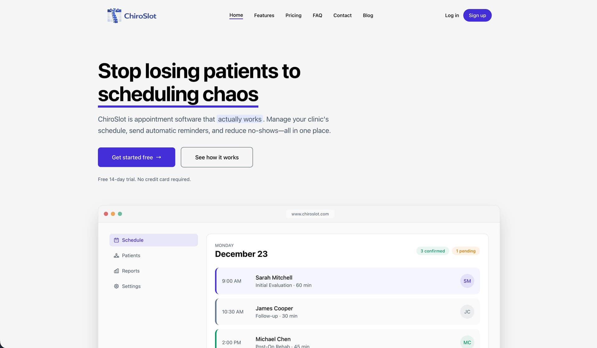 ChiroSlot - Product Image