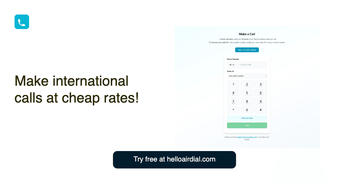 HelloAirDial - Product Image
