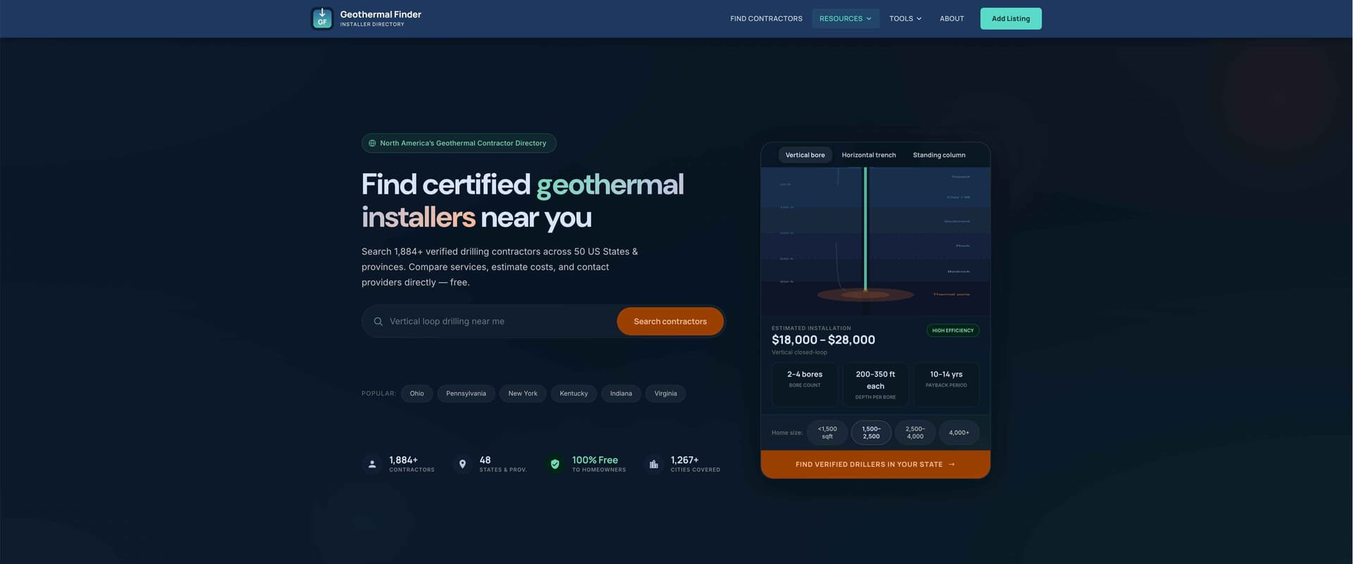 GeothermalFinder.com - Product Image