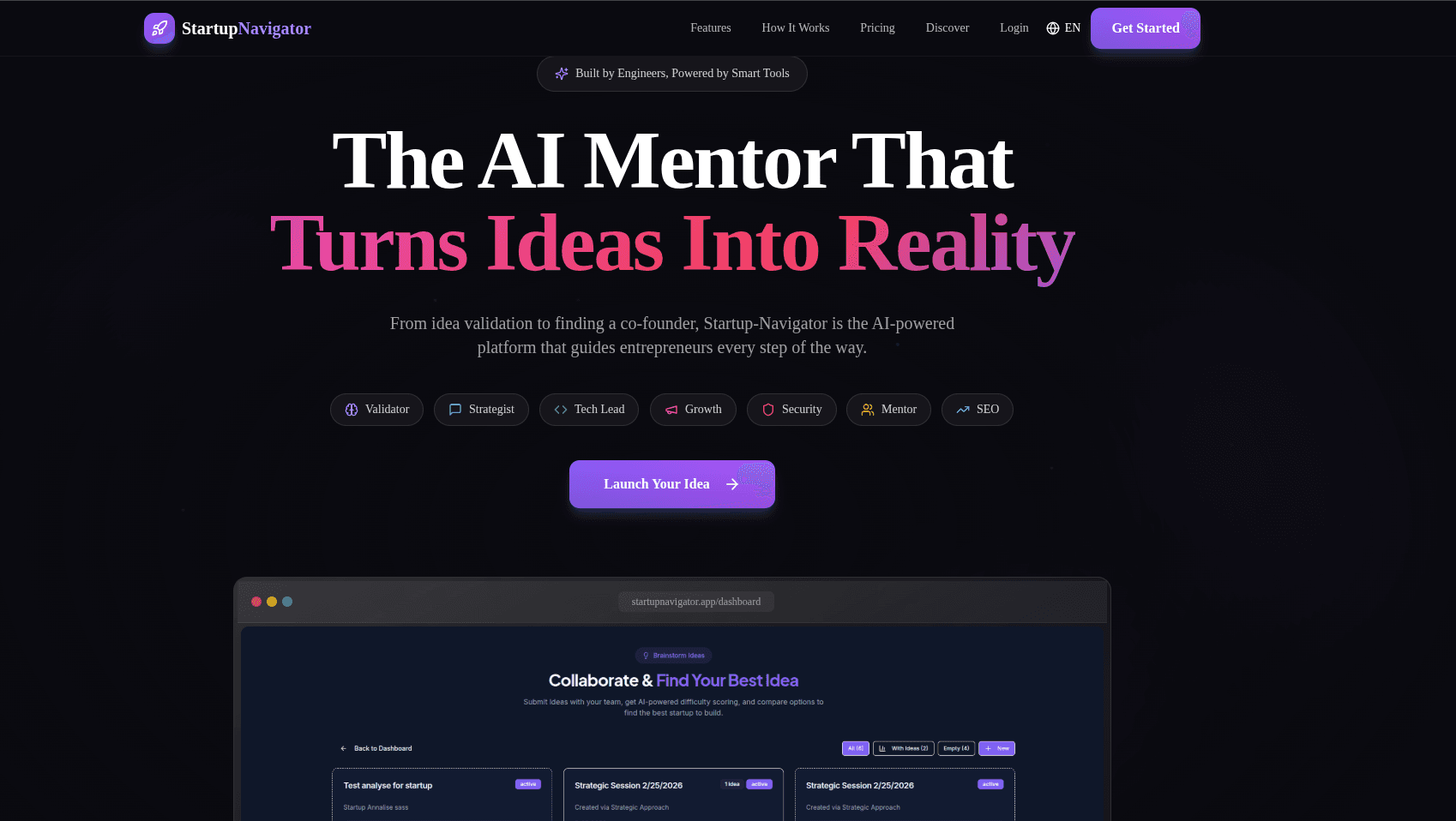 Startup Navigator - Product Image