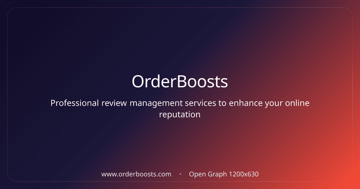 OrderBoosts - Product Image