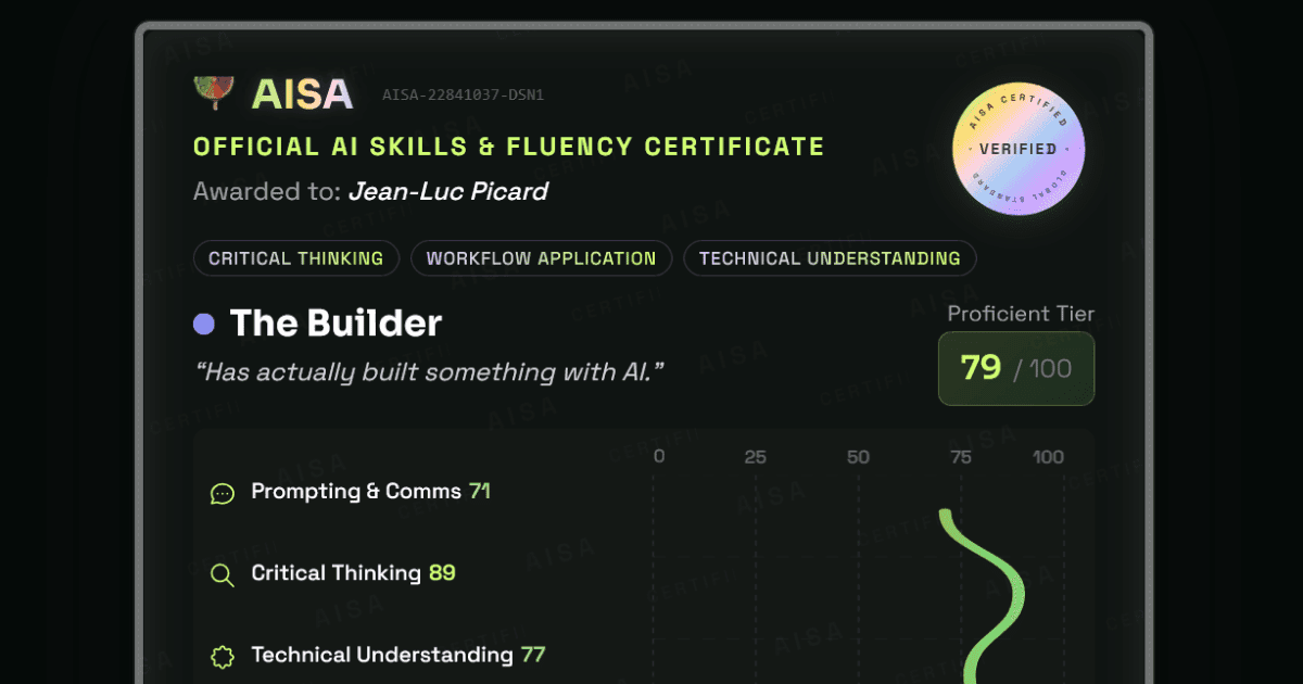 AISA Certification - Product Image