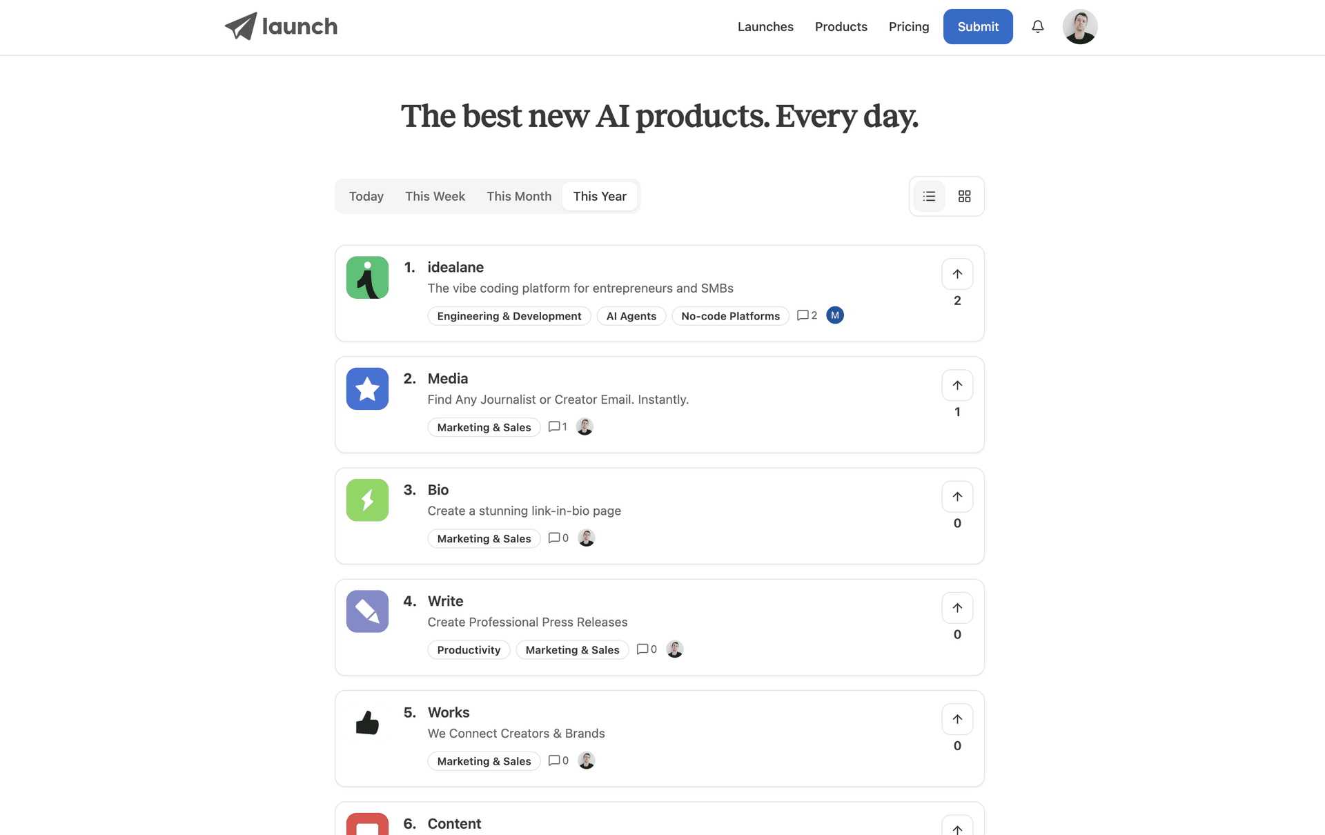 Launch - Product Image