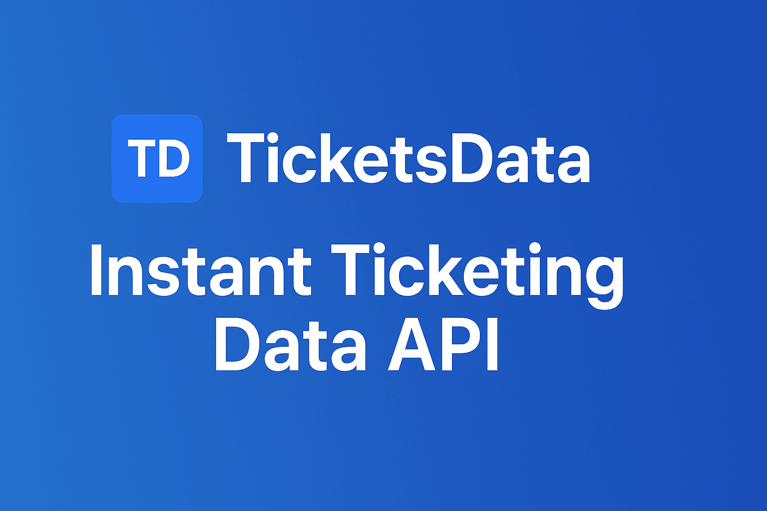 TicketsData - Product Image