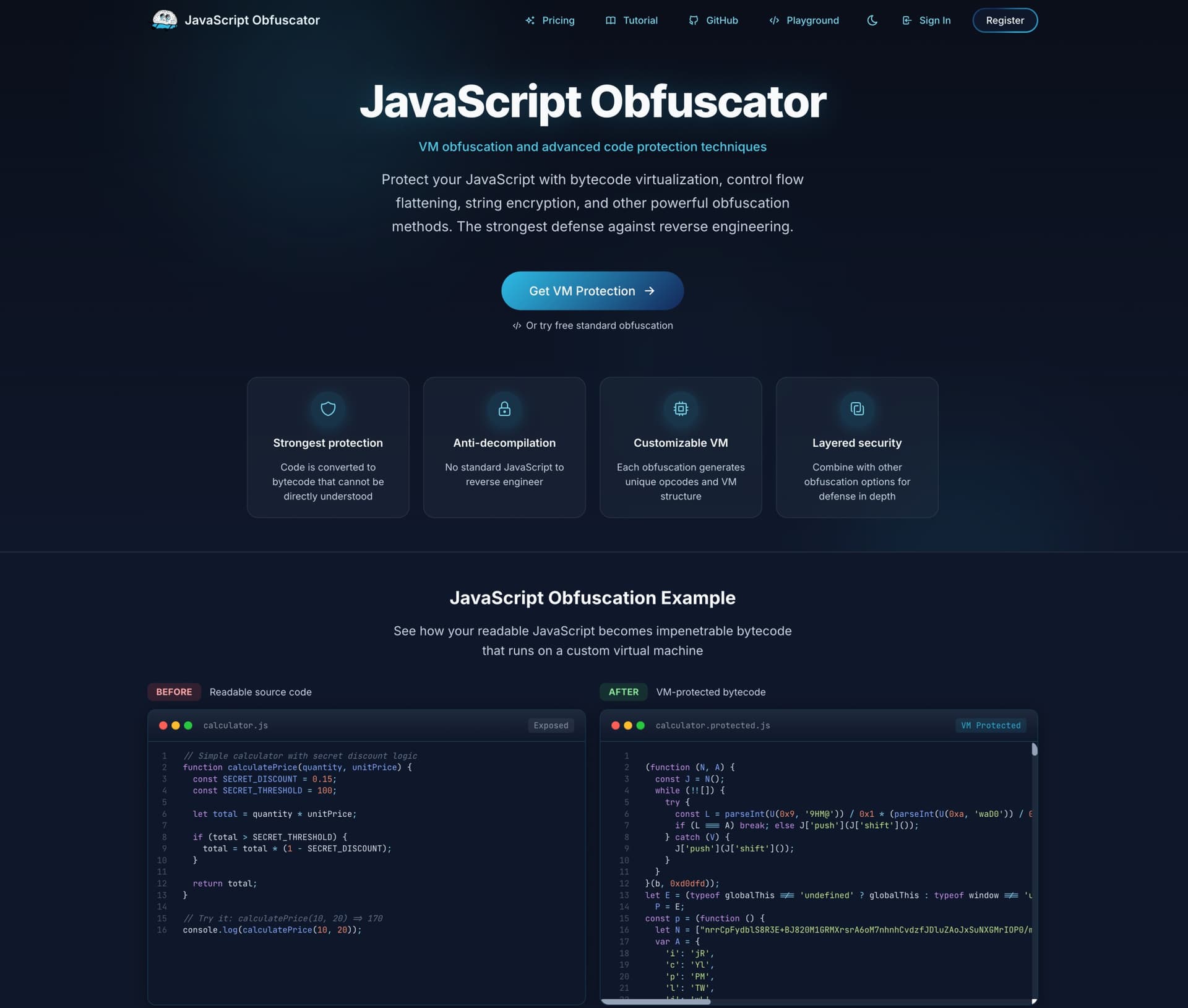 JavaScript Obfuscator  - Product Image