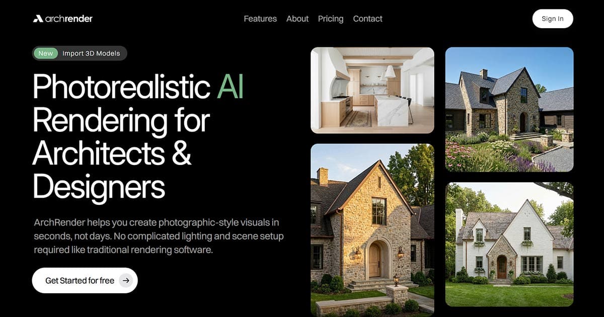 ArchRender - Product Image