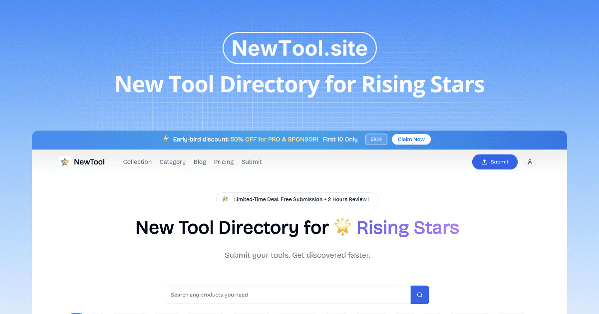 NewTool - Rising Star Tools Directory - Product Image
