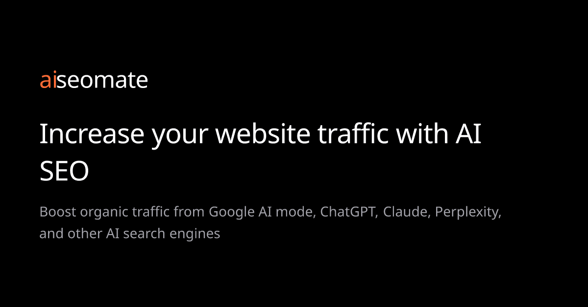 AI SEO Mate - Product Image