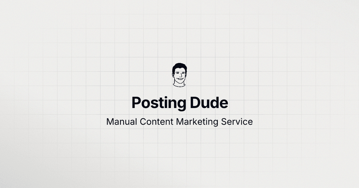 Posting Dude - Product Image