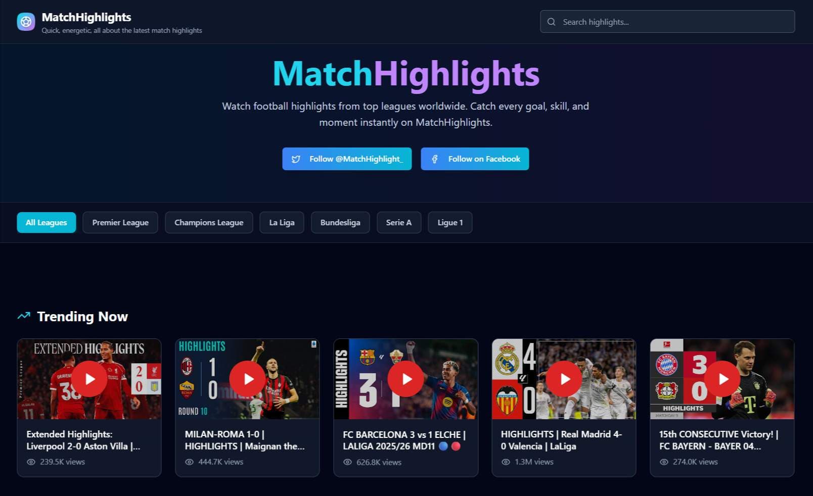 MatchHighlights - Product Image