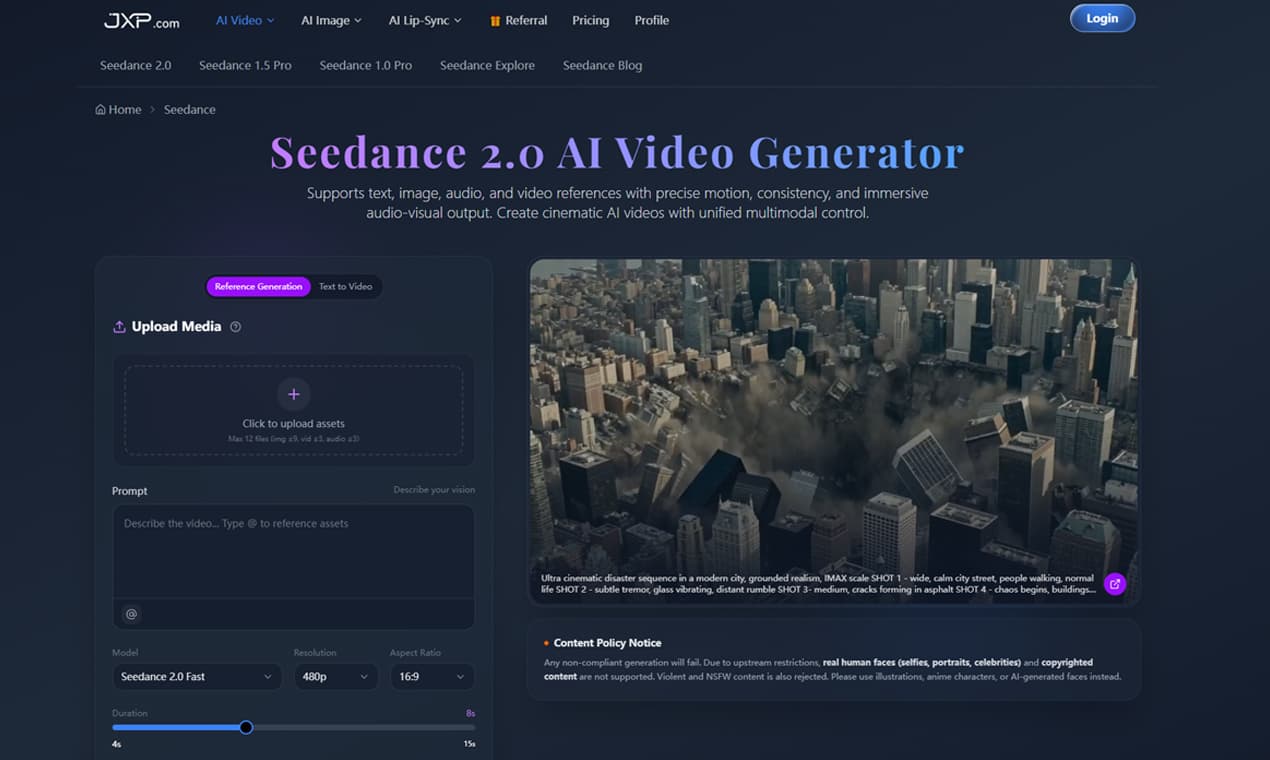 Seedance AI Video Generator - Product Image