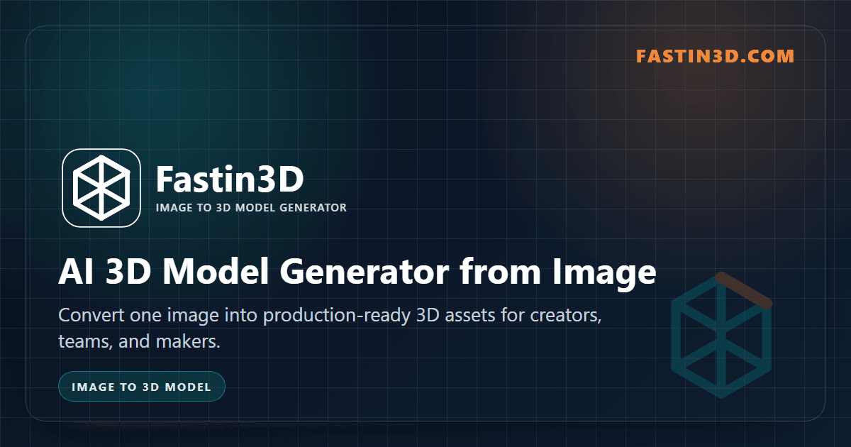 image to 3d model - Product Image