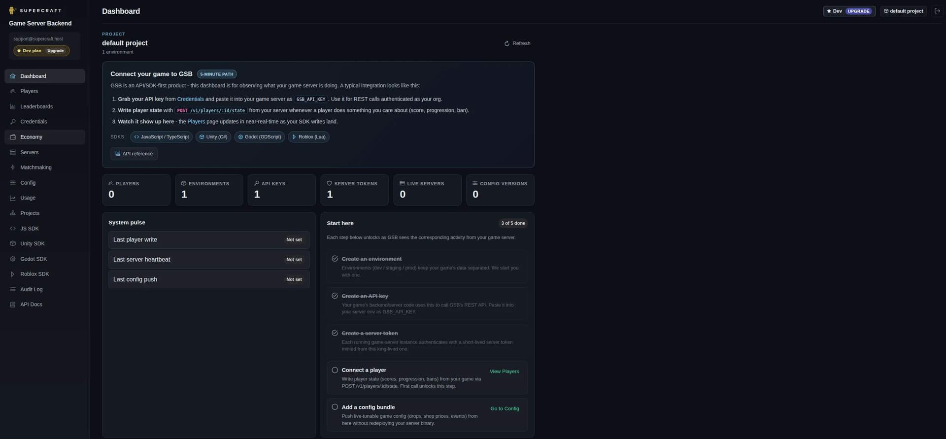Game Server Backend - Product Image