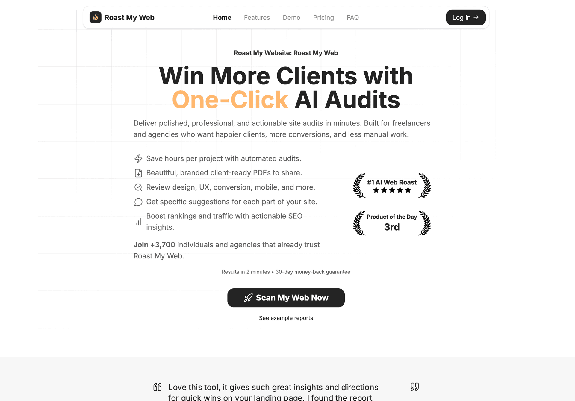 Roast My Web - Product Image